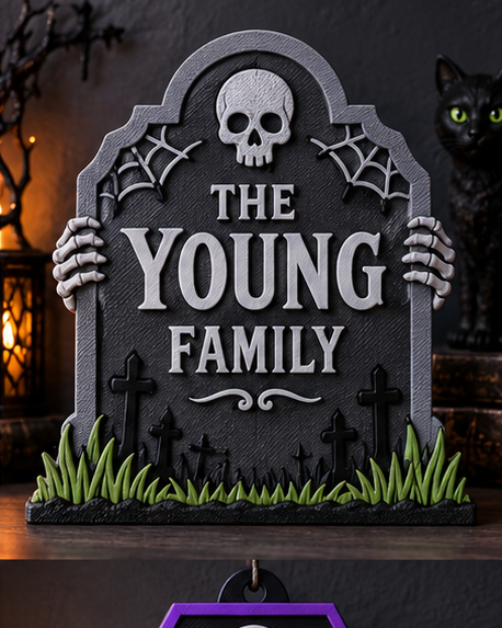 Personalised 3D Printed Name Plaque