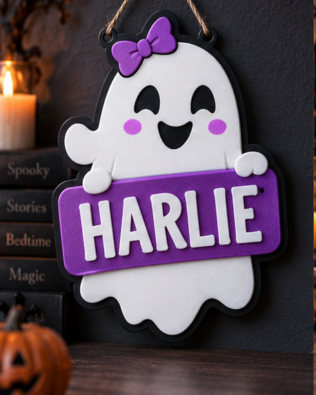 Personalised 3D Printed Name Plaque