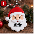 Personalized Christmas 3D Printed Keyring
